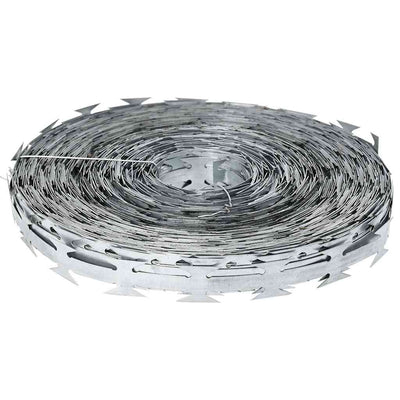 Vidaxl Shaver Mound Wire Concertina 500 m Galvanisé Steel