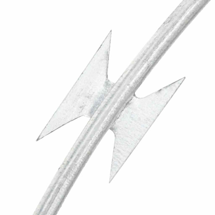 Vidaxl Scheermetsstikkeldraad Concertina Galvanized Steel 300 M