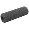 Vidaxl Poulet Fil 25x0,5 m en acier avec revêtement en PVC Gray