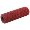 Vidaxl Poulet Fil 25x0,5 m en acier avec revêtement en PVC rouge