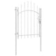 Port vidaxl 1x2 m en acier blanc