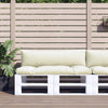 Coussins de palette vidaxl 2 st tissu sable -colored