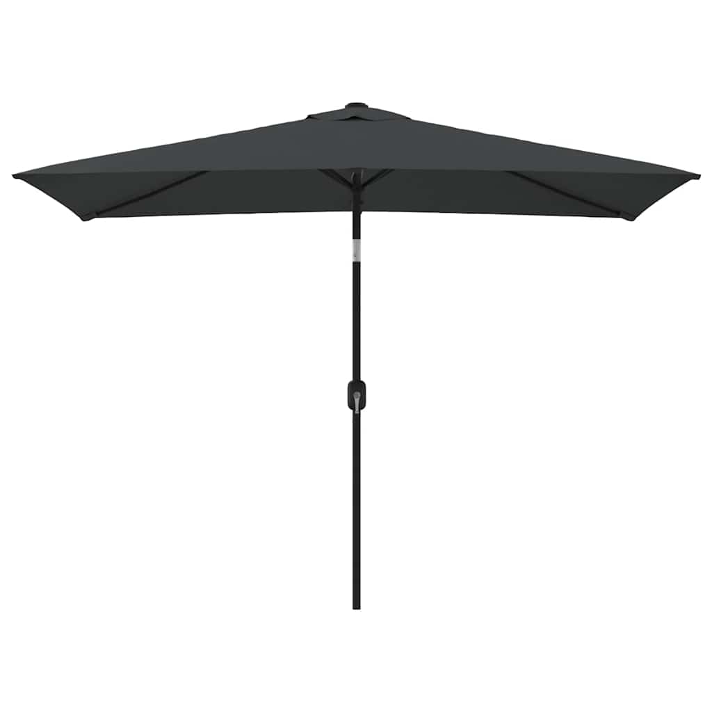 Vidaxl parasol avec poteau métallique 300x200 cm anthracite