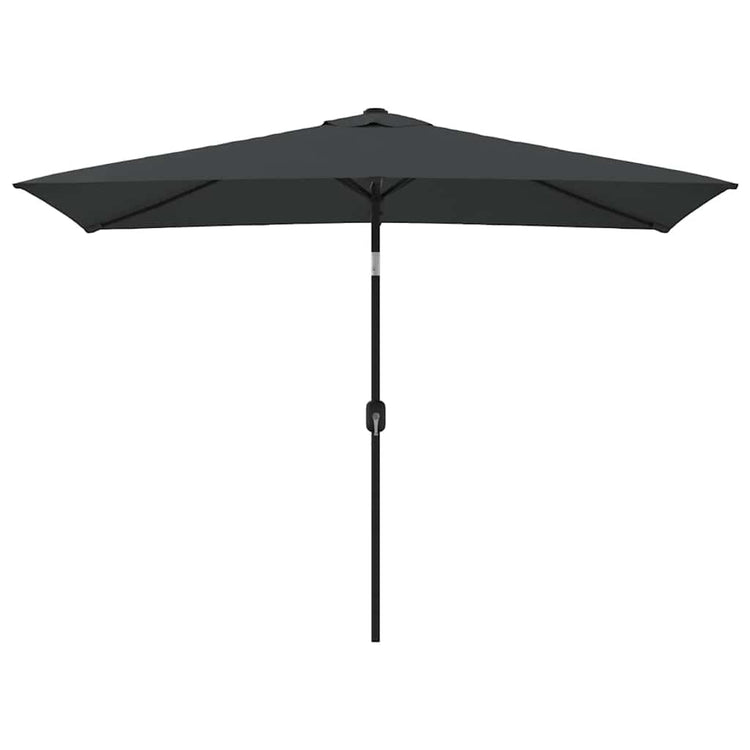 Vidaxl parasol avec poteau métallique 300x200 cm anthracite