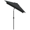 Vidaxl parasol avec poteau métallique 300x200 cm anthracite