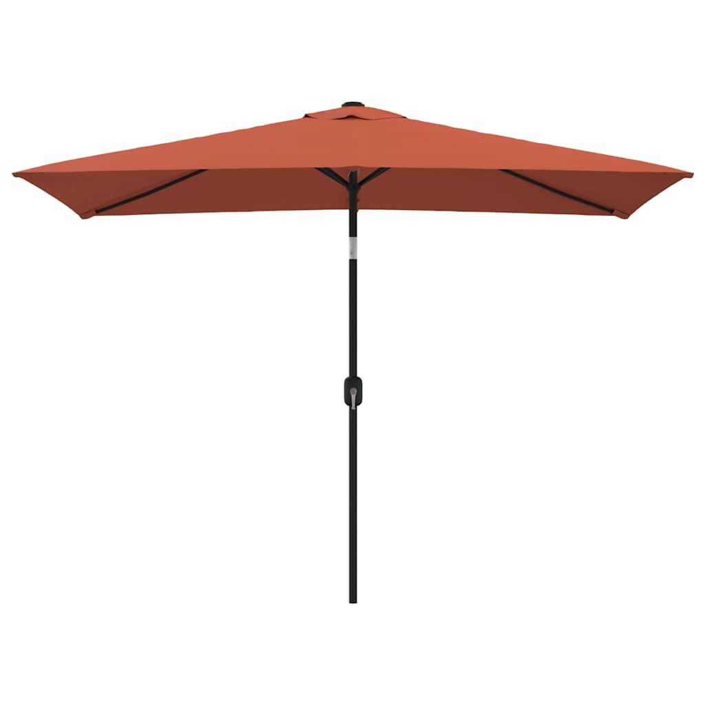 Vidaxl parasol avec poteau métallique 300x200 cm terre cm