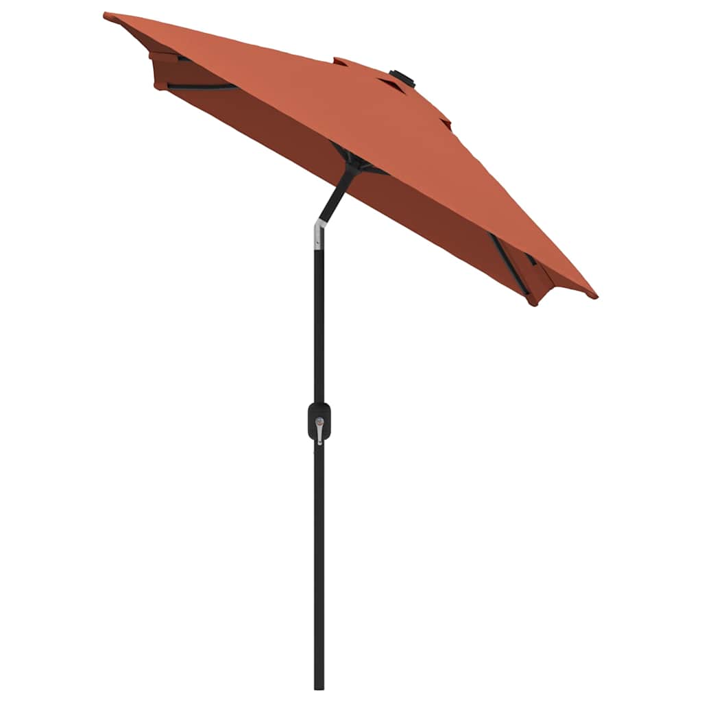 Vidaxl parasol avec poteau métallique 300x200 cm terre cm