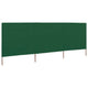 Pare-brise vidaxl 3 panneaux 400x120 cm tissu vert