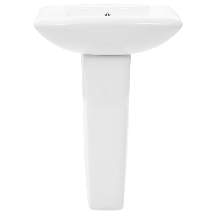 Vidaxl Washingin à pied détaché 580x470x200 mm en céramique blanc