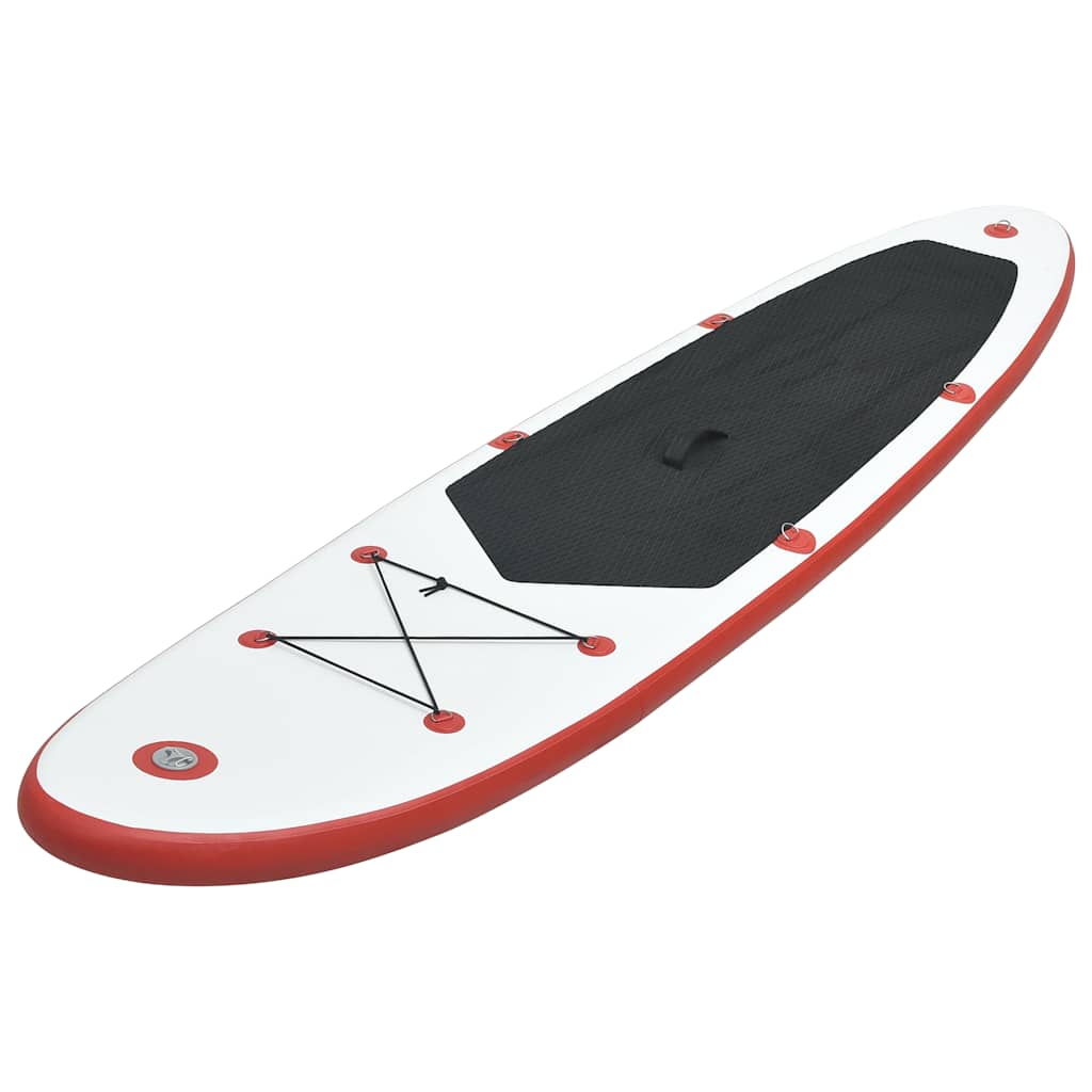 Vidaxl stand-up paddleboard gonflable rouge et blanc