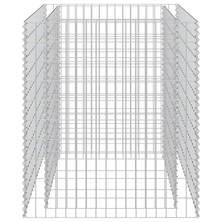Vidaxl Gabion Planter insenté 90x90x100 cm en acier galvanisé