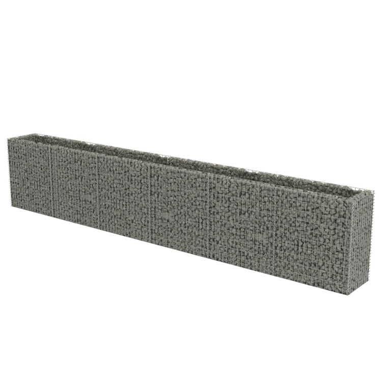 Vidaxl Gabion Planning Boîte augmentée 540x50x100 cm en acier galvanisé