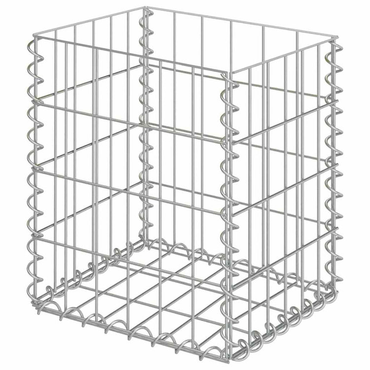 Gabions Vidaxx 2 pcs 30x30x40 cm acier galvanisé