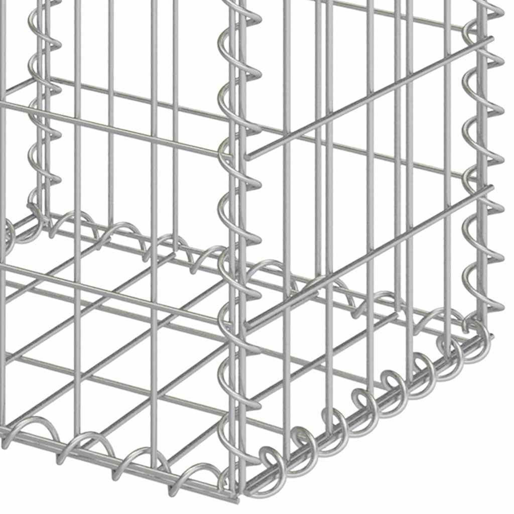 Gabions Vidaxx 2 pcs 30x30x40 cm acier galvanisé