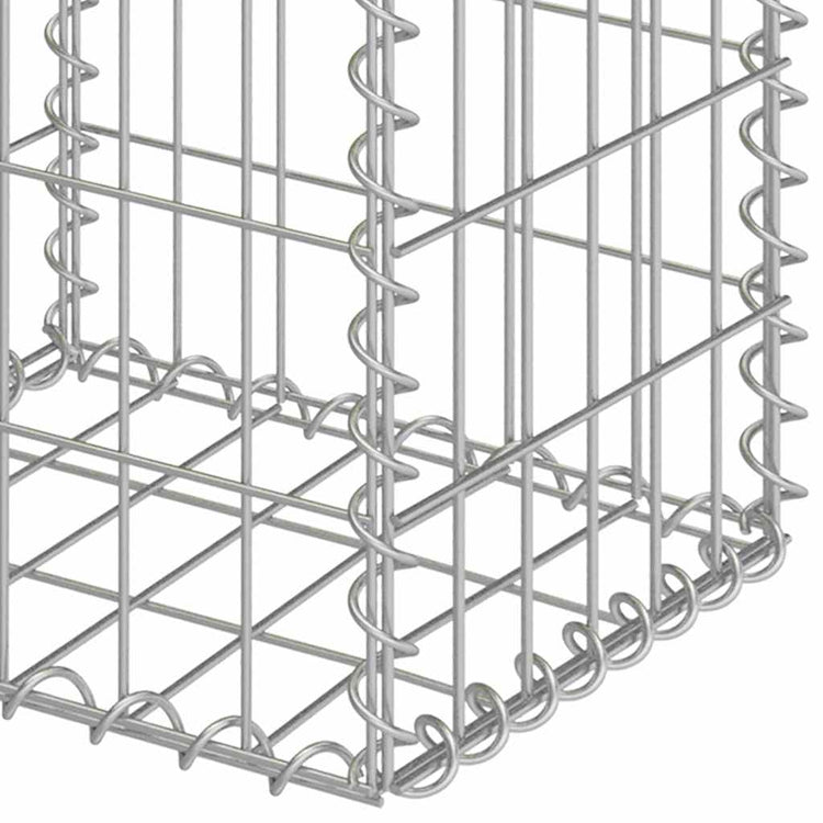 Gabions Vidaxx 2 pcs 30x30x40 cm acier galvanisé