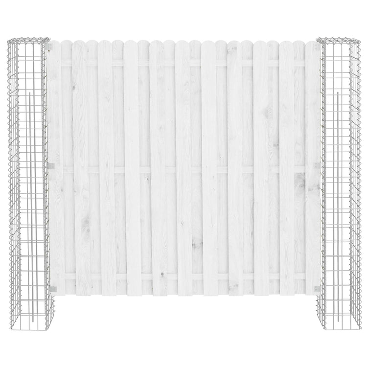 Vidaxl poteau de clôture 2 pcs argent 20 x 20 x 190 cm métal