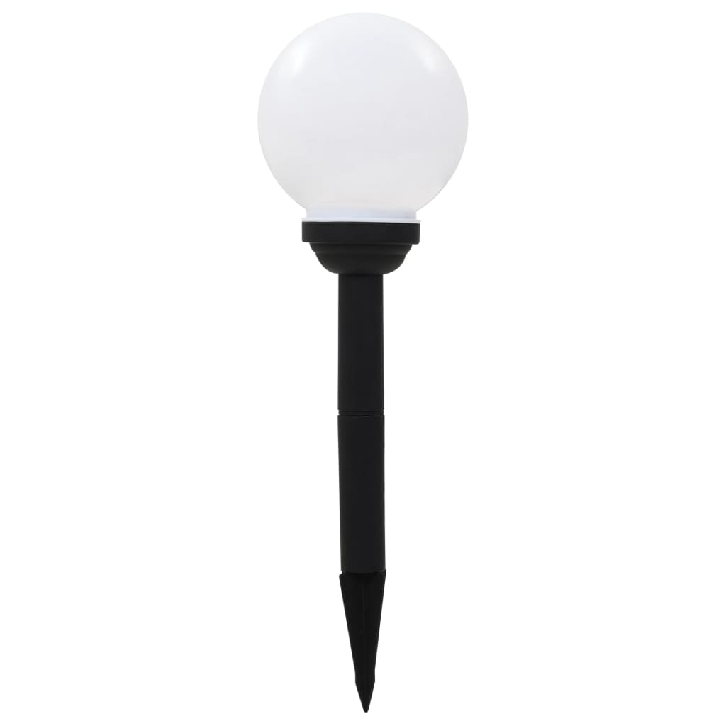 Lampes solaires LED Vidaxl autour de 15 cm RVB 4 STS