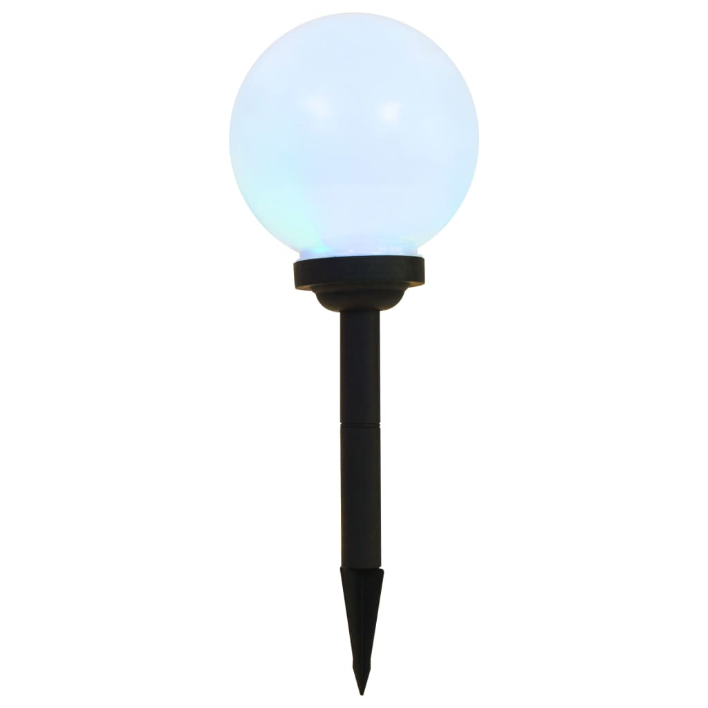 Lampes solaires LED Vidaxl autour de 20 cm RVB 3 STS