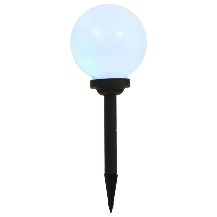 Lampes solaires LED Vidaxl autour de 20 cm RVB 3 STS