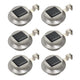 Lampes solaires LED vidaxl autour de 12 cm blancs 6 m