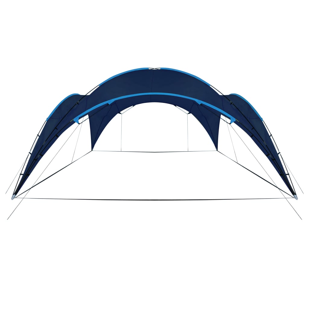 Vidaxl PartyTent Boog 450x450x265 cm bleu foncé