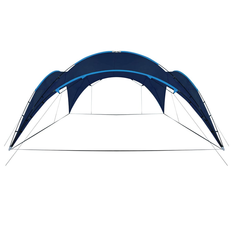 Vidaxl PartyTent Boog 450x450x265 cm bleu foncé
