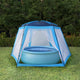 Tente de piscine Vidaxl 590x520x250 cm Bleu