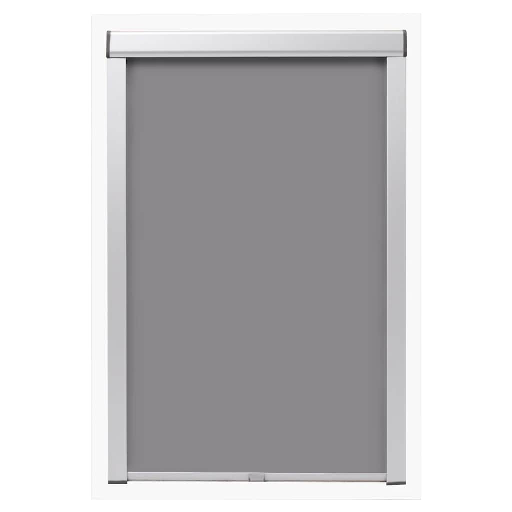 Vidaxl rouleau aveugle accablant gris mk06