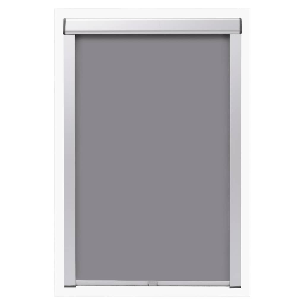 Vidaxl rouleau aveugle accablant gris sk08