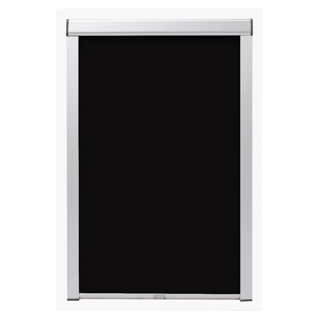 Vidaxl Rouleau aveugle accablant noir CK02