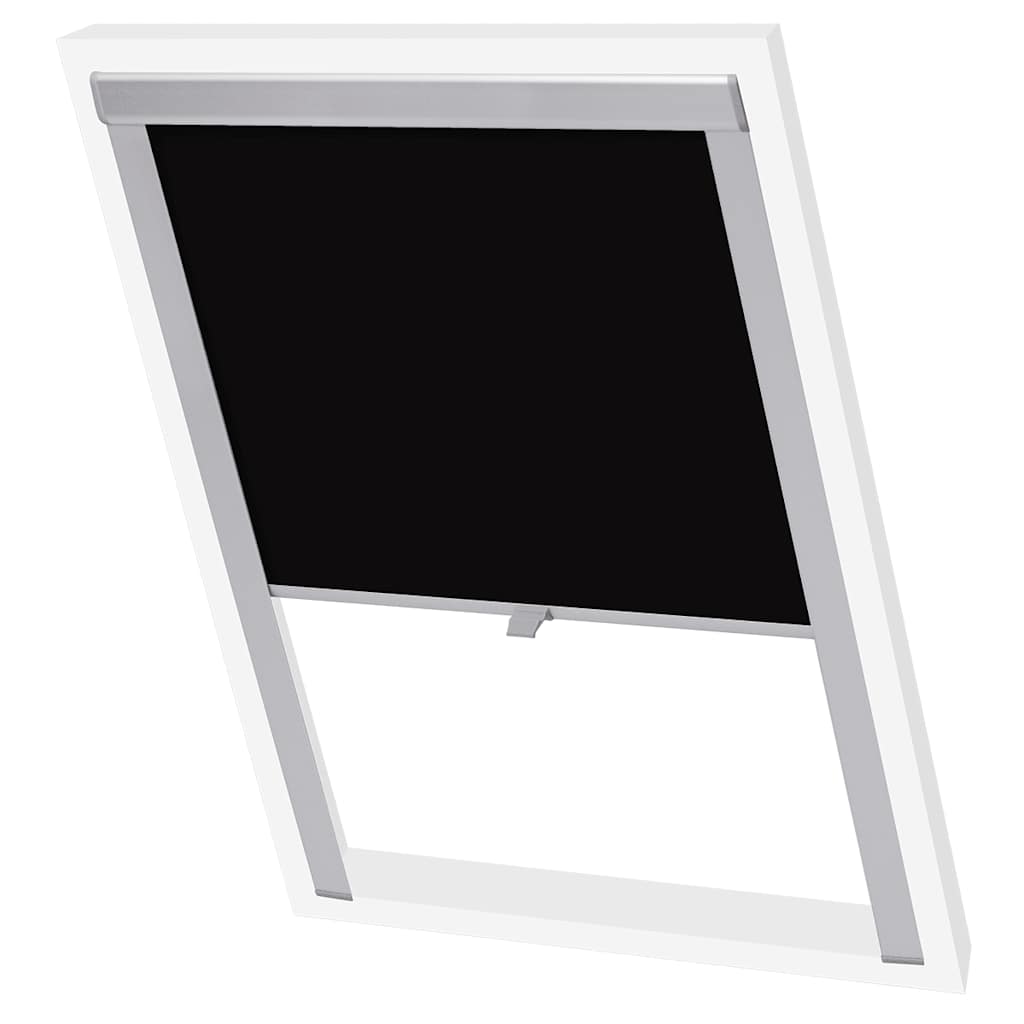 Vidaxl rouleau aveugle accablant noir fk06