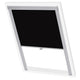 Vidaxl rouleau aveugle accablant noir fk06