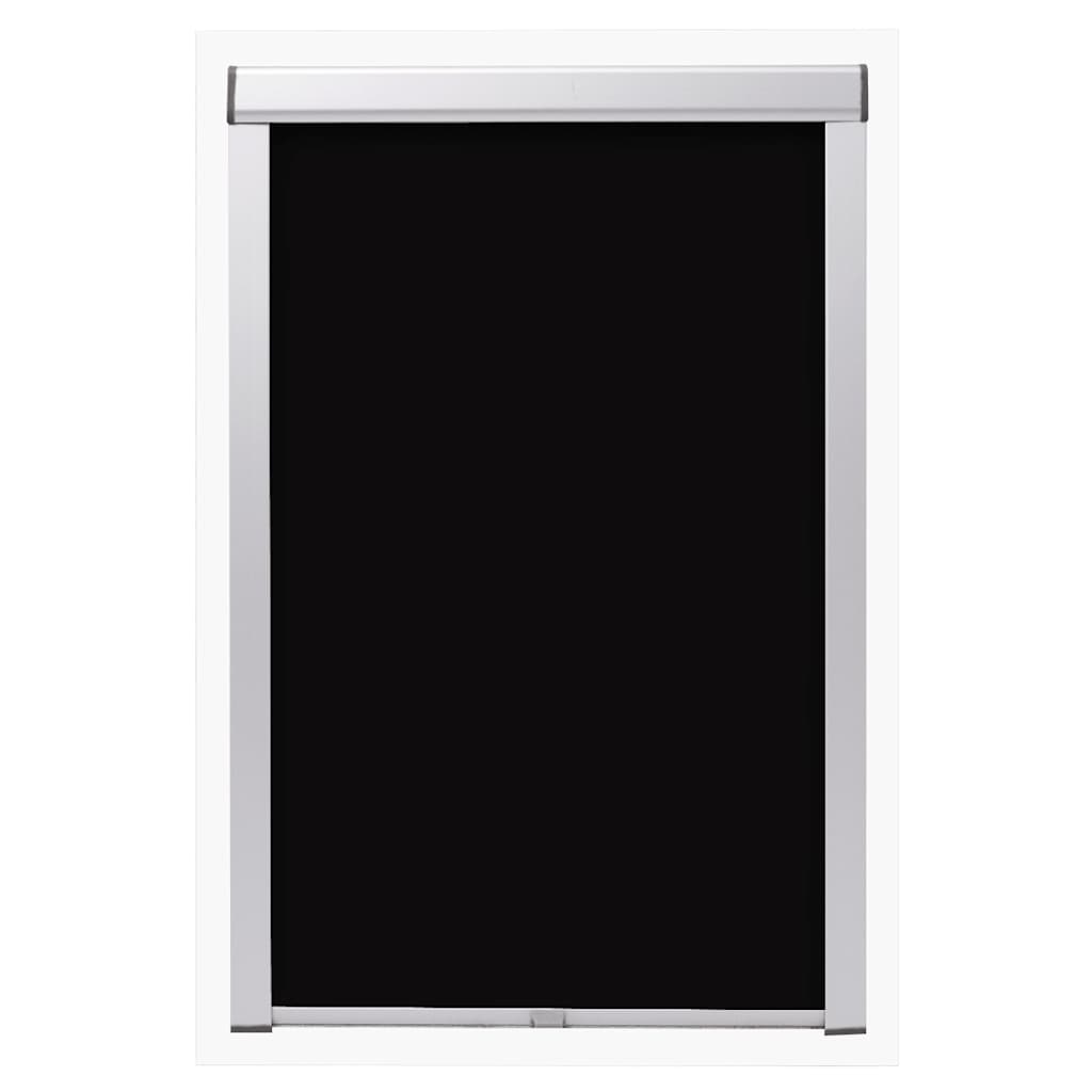 Vidaxl rouleau aveugle accablant noir fk06
