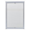 Vidaxl rouleau aveugle plissé blanc mk04
