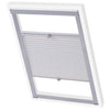 Vidaxl rouleau aveugle plissé blanc mk06