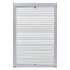 Vidaxl rouleau aveugle plissé blanc pk08
