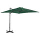 Vidaxl Parasol flottant avec poteau en aluminium 250x250 cm vert