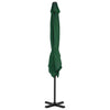 Vidaxl Parasol flottant avec poteau en aluminium 250x250 cm vert