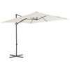 Vidaxl Parasol flottant avec poteau en acier 250x250 cm sable -colored
