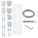 Vidaxl Balcony Screen Accessory Set 29 pièces - afbeelding 2