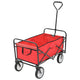 Vidaxl Handkar en acier pliable rouge
