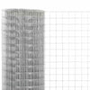 Vidaxl Poulet Fil 10x0,5 m Galvanisé en acier argent coloré