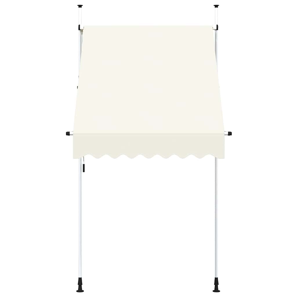 Vidaxl Luifel étend manuellement la crème 150 cm