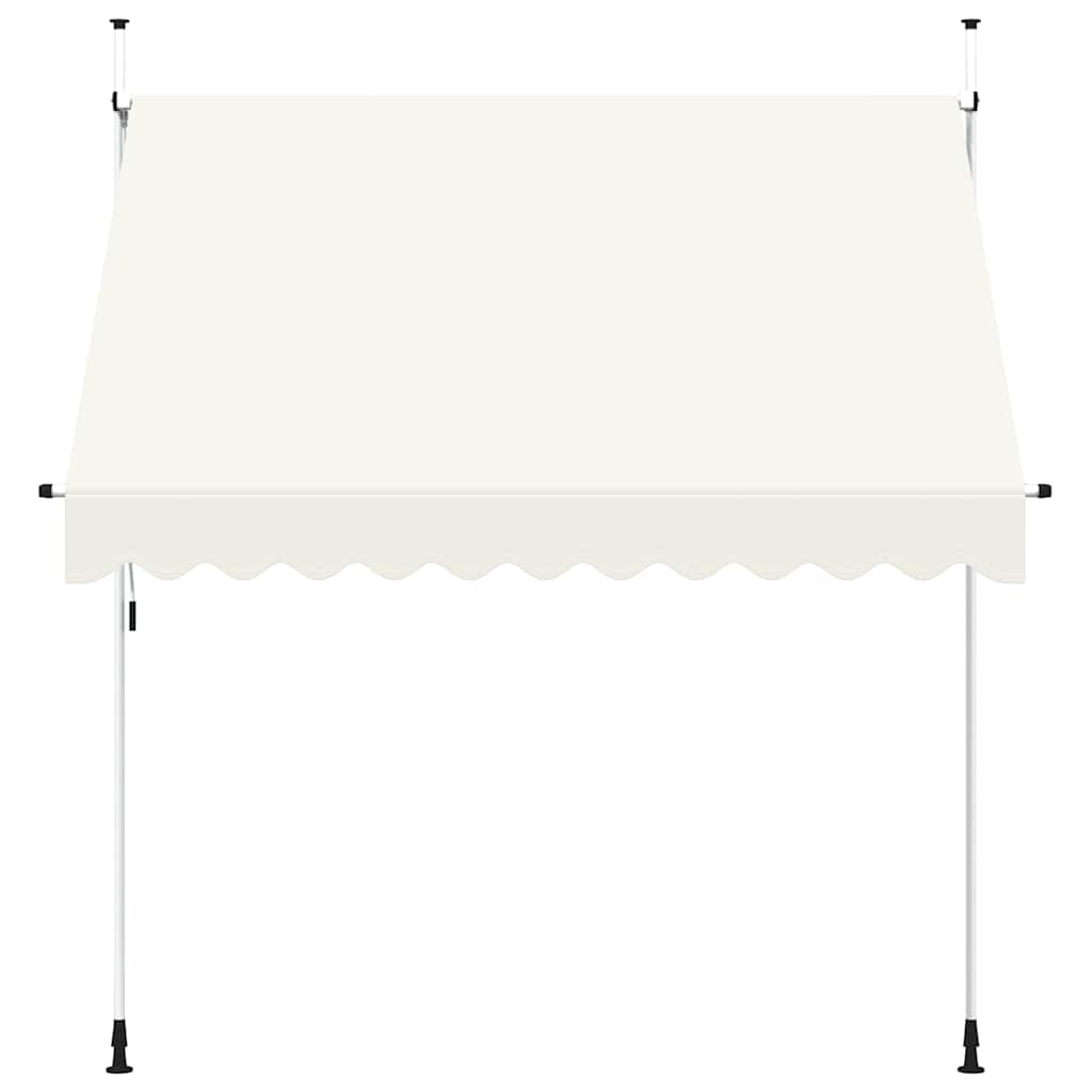 Vidaxl Luifel étend manuellement la crème 250 cm