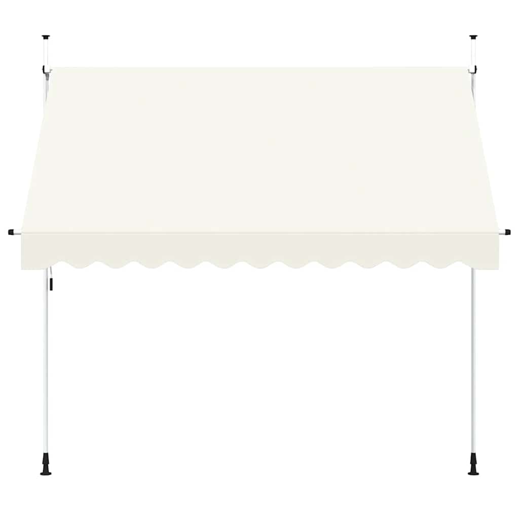 Vidaxl Luifel étend manuellement la crème 300 cm