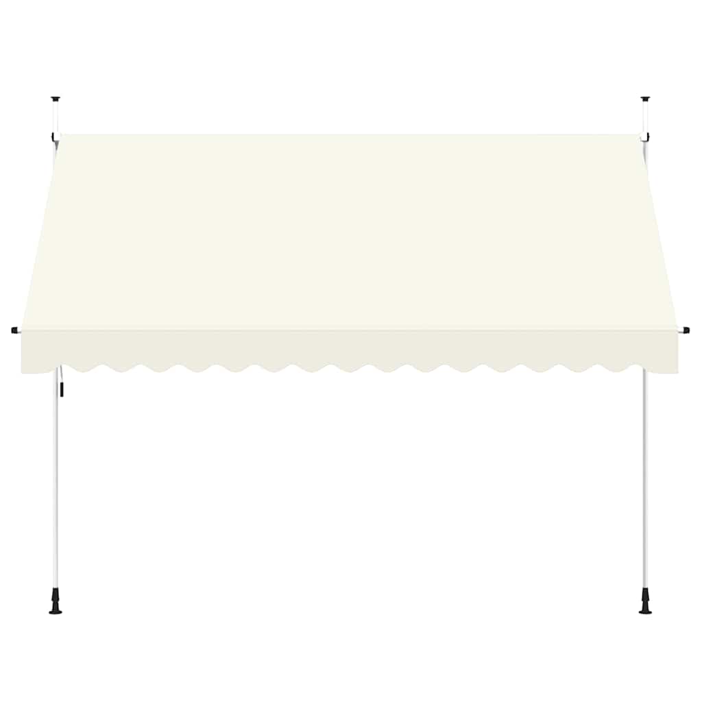 Vidaxl Luifel étend manuellement la crème 350 cm
