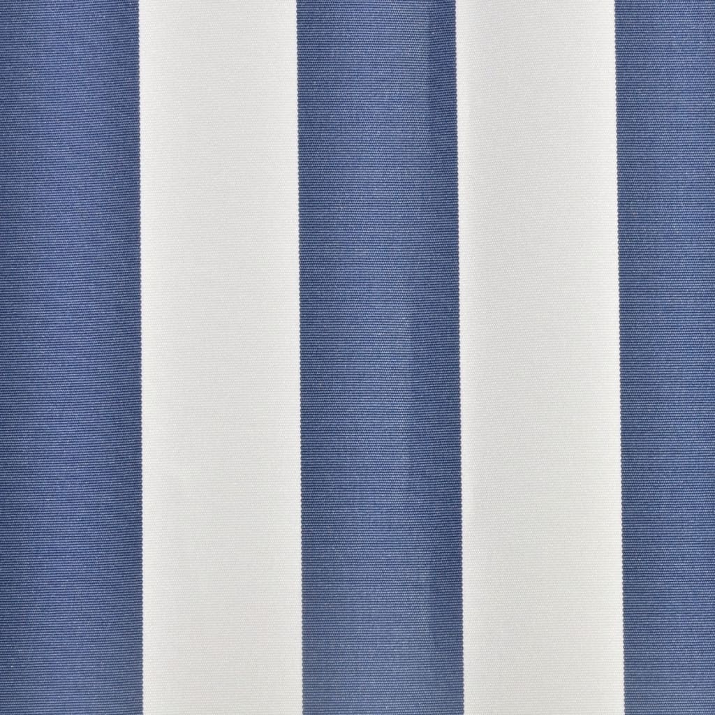 Vidaxl Laifeldoek 350x250 cm toile bleu et blanc