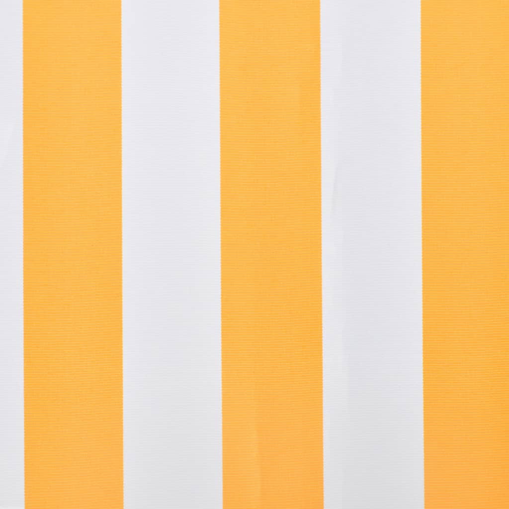 Vidaxl Laifeldoek 350x250 cm toile orange et blanc