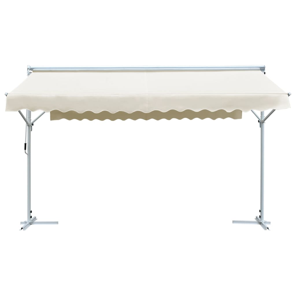Vidaxl Luifel détaché 4x3 m crème