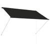 Vidaxl luifel extensible 200x150 cm anthracite